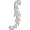 Ekena Millwork 8 3/4"W x 2 3/4"H x 1/2"P Eryn Onlay, Right ONL08X02X00EN-R - alternate 1